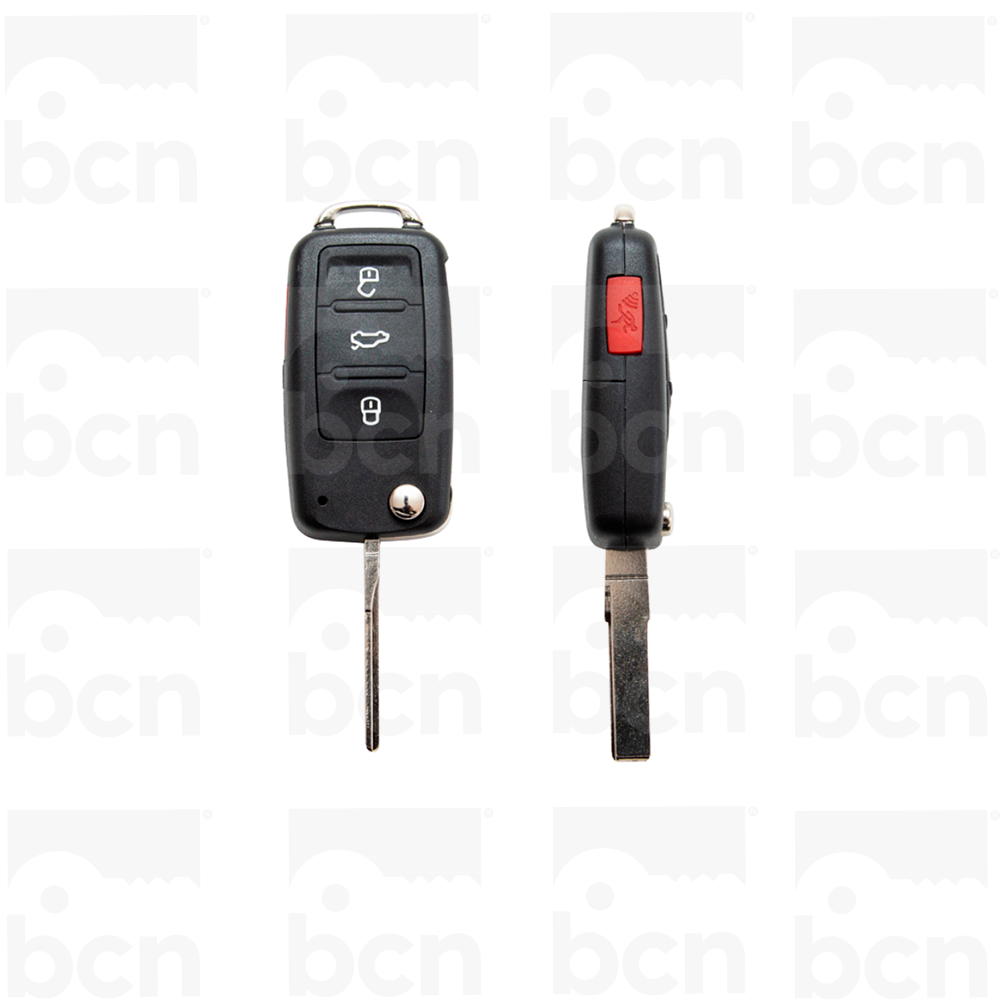 CARCASA VOLKSWAGEN COMPLETA 4 BOTONES (HU-HAA.P1)