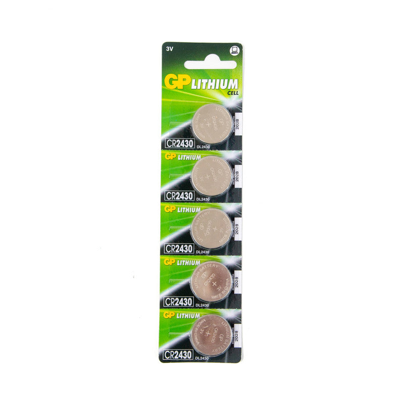 Pilas Cr2430 Pack X 5 Unid 3v Litio 2430 Boton Redonda Pila - $ 2.767,1