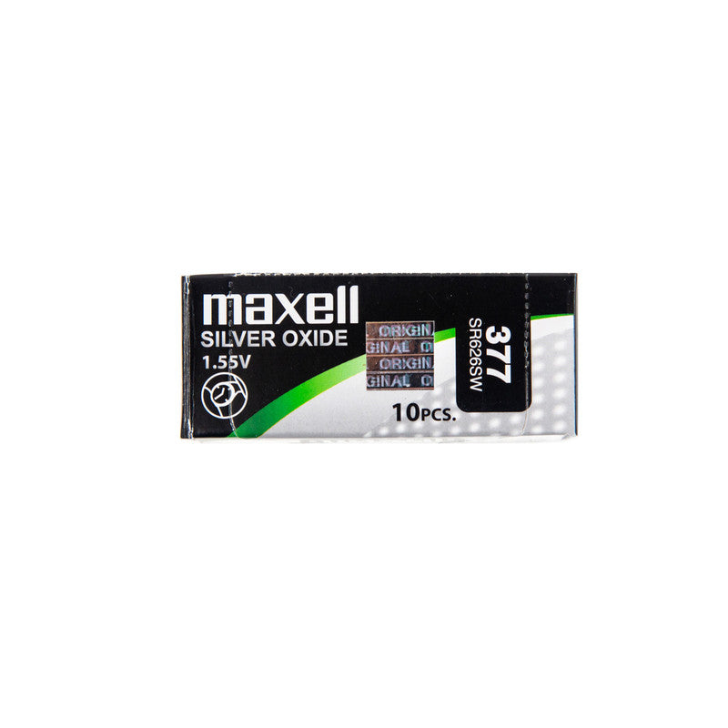 Pilas Maxell 377 SR626SW 10 unidades
