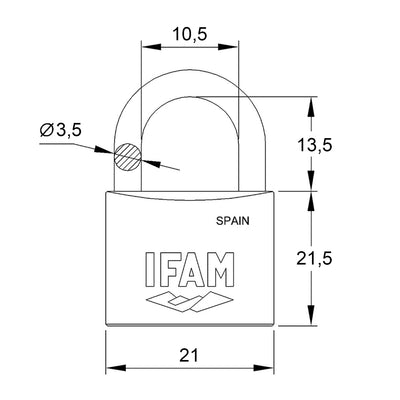 CANDADO K20 CAJA