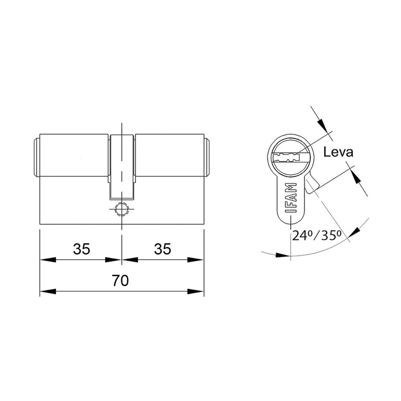 CILINDRO M3535L BLISTER