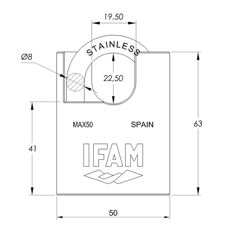CANDADO MAX50 CAJA